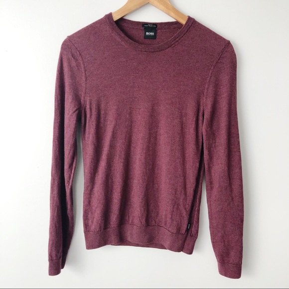 hugo boss slim fit finest italian yarn